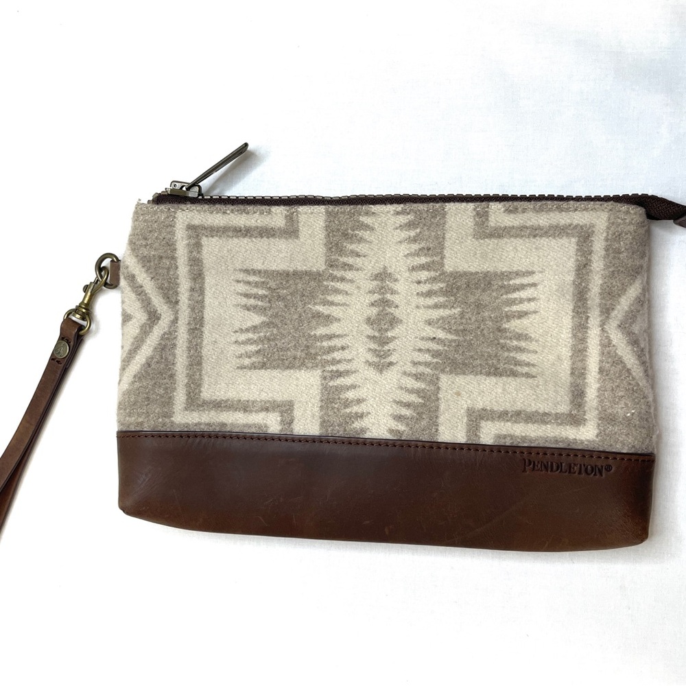 Pendleton Wristlet Boho Western Southwestern Wool… - image 1